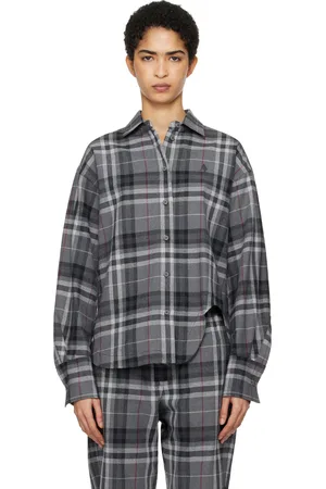 The Attico Gray Eliza Shirt