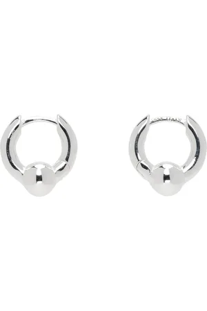 Hatton Labs Silver Ball Hoop Earrings