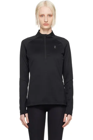 On Running Black Climate Lg Sleeve Sport Top