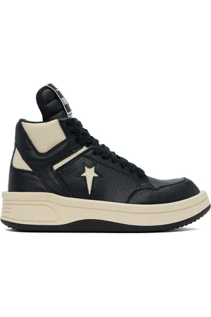 Rick Owens Black Converse Edition TURBOWPN Mid Sneakers