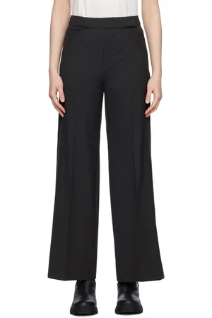 Ganni Gray Drapey Trousers