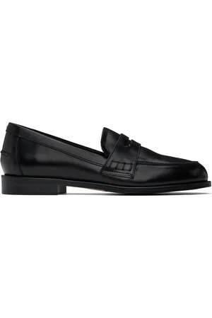 Aeyde Black Oscar Leather Loafers