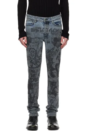 KSUBI Blue Van Winkle Champagne Sketch Jeans