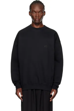 Y-3 Black Bonded-Logo Sweatshirt