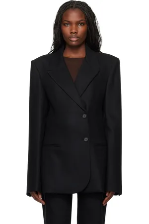 The Frankie Shop Black Morrison Crossover Blazer
