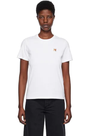 Maison Kitsuné White Fox Head T-Shirt