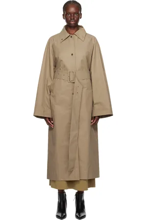 Birrot Khaki Mool Trench Coat