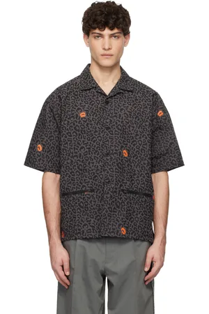 UNDERCOVER Gray Leopard Shirt