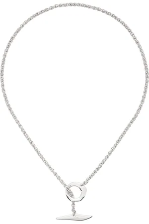TOM WOOD Silver Robin Chain Necklace