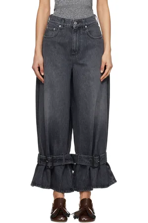 J.W.Anderson Gray Buckled Cuff Jeans