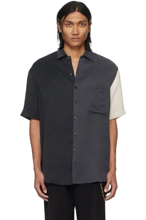 SONG FOR THE MUTE Multicolor Paneled Shirt