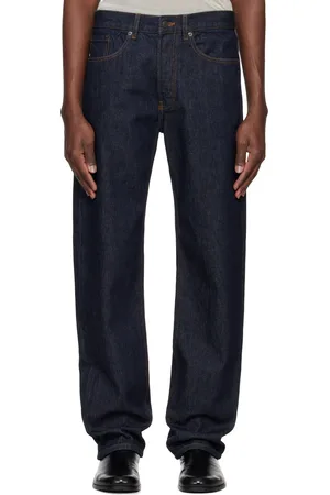 DRIES VAN NOTEN Navy Five-Pocket Jeans
