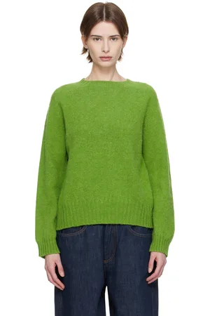 YMC SSENSE Exclusive Green Jets Sweater