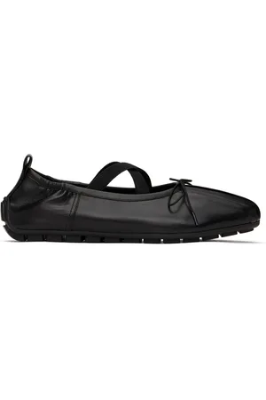 Simone Rocha Black Grip Ballerina Flats
