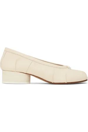 Maison Margiela Off-White Tabi New Ballerina Heels