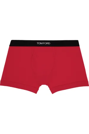 Tom Ford Red Cotton Boxer Briefs