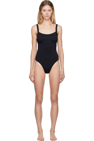 WARDROBE.NYC Black Scoop Back Swimsuit