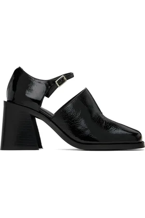 Justine Clenquet Black Kate Heels
