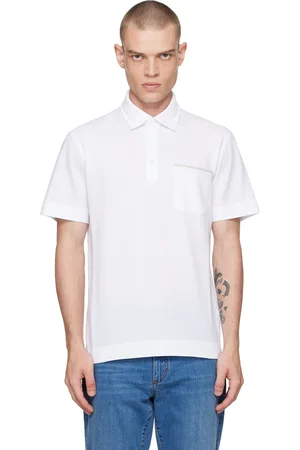 Ermenegildo Zegna White Pocket Polo