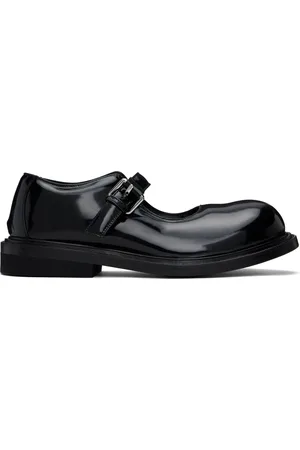 Moschino Black Mary Jane Oliver Loafers