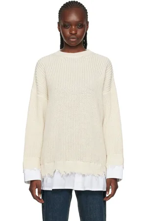 Maison Margiela Off-White Layered Sweater