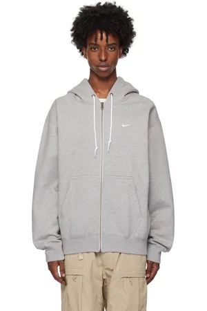 Nike Gray Solo Swoosh Hoodie