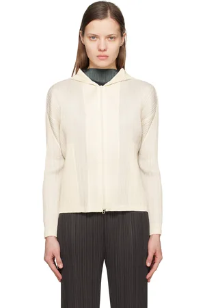 PLEATS PLEASE ISSEY MIYAKE Off-White Monthly Colors December Hoodie