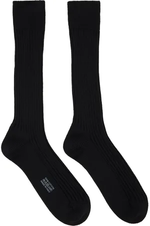 Tom Ford Black Rib Socks