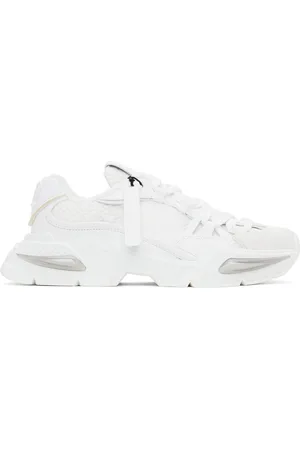 Dolce & Gabbana White Bassa Sneakers