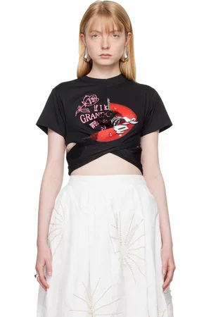 Conner Ives Black Kylie T-Shirt