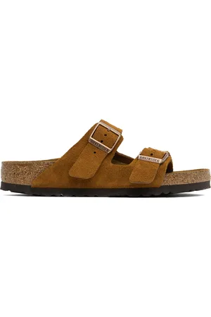Birkenstock Tan Regular Arizona Soft Footbed Sandals