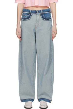 Marni Indigo Inside-Out Jeans
