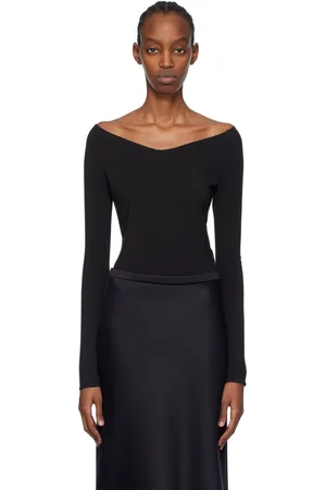 HUGO BOSS Black Scoop Neck Bodysuit