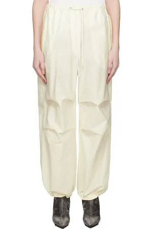 Acne Studios Off-White Relaxed Fit Trousers