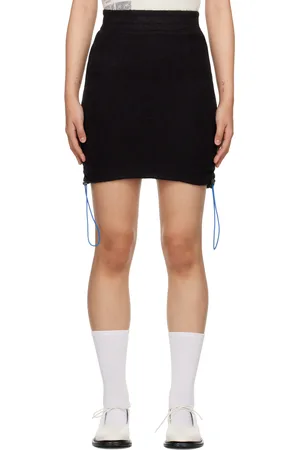 KKCO Black Scrunch Miniskirt