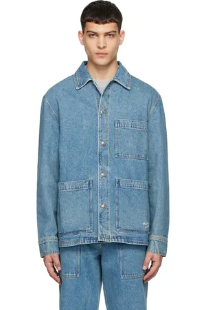 Maison Kitsuné Blue Workwear Denim Jacket