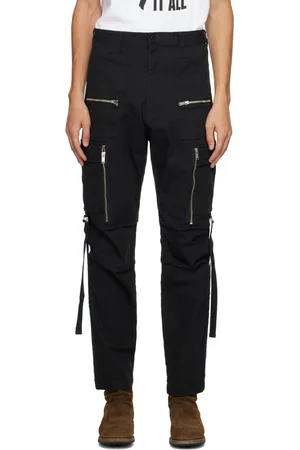 UNDERCOVER Black Zip Cargo Pants