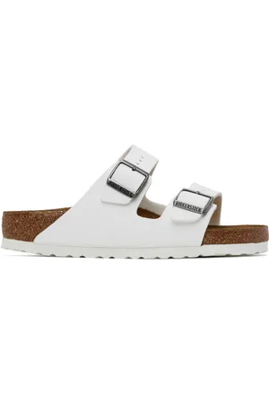 Birkenstock White Regular Arizona Sandals
