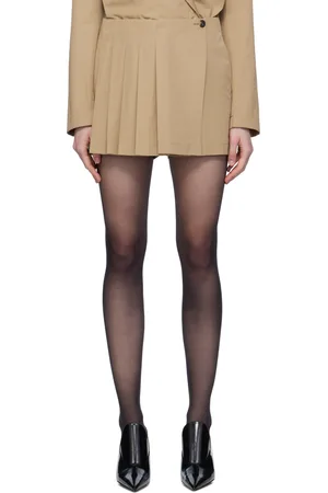 DRIES VAN NOTEN Beige Pleated Skort