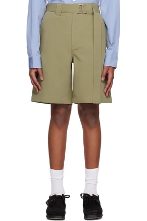 Rohe Khaki Relaxed Utility Shorts