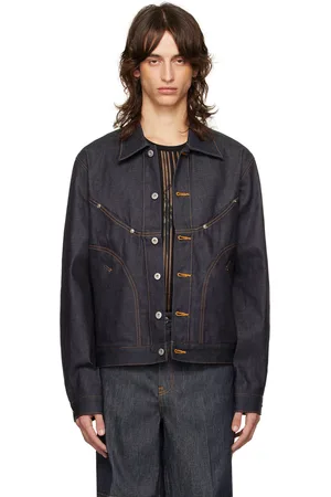 SAGE NATION Navy Jiji Denim Jacket