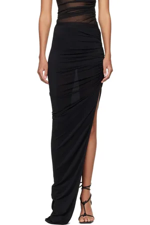 Rick Owens Black Svita Maxi Skirt