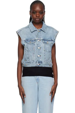 AGOLDE Blue Charli Denim Vest