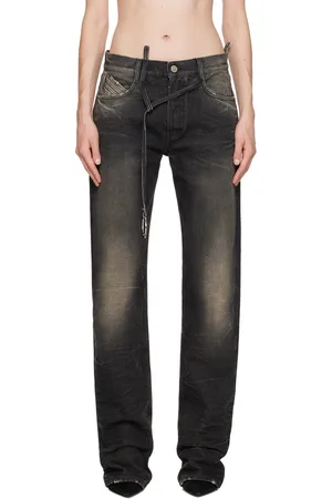 The Attico Grey Long Jeans