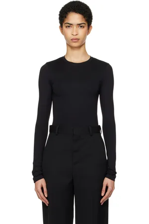 WARDROBE.NYC Black Opaque Long Sleeve T-shirt