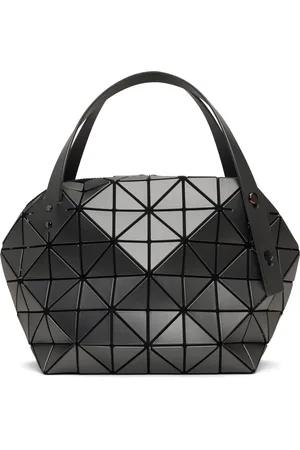 Issey Miyake Gunmetal Boston Bag
