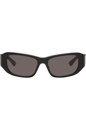 Balenciaga Black Tuesday Rectangular Sunglasses