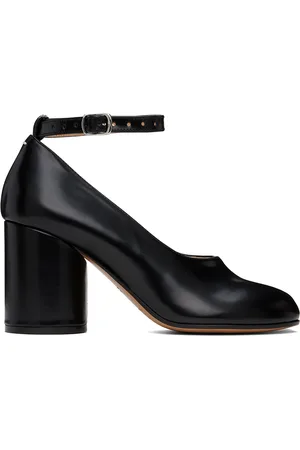 Maison Margiela Black Tabi Leather Heels