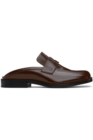 Maison Margiela Brown Tabi City Loafer Mules
