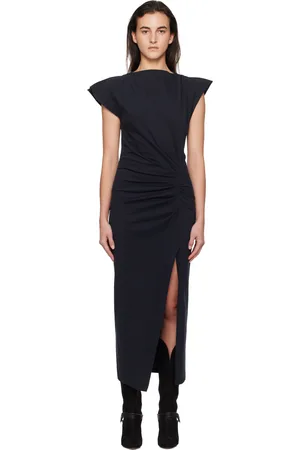 Isabel Marant Black Nadela Midi Dress